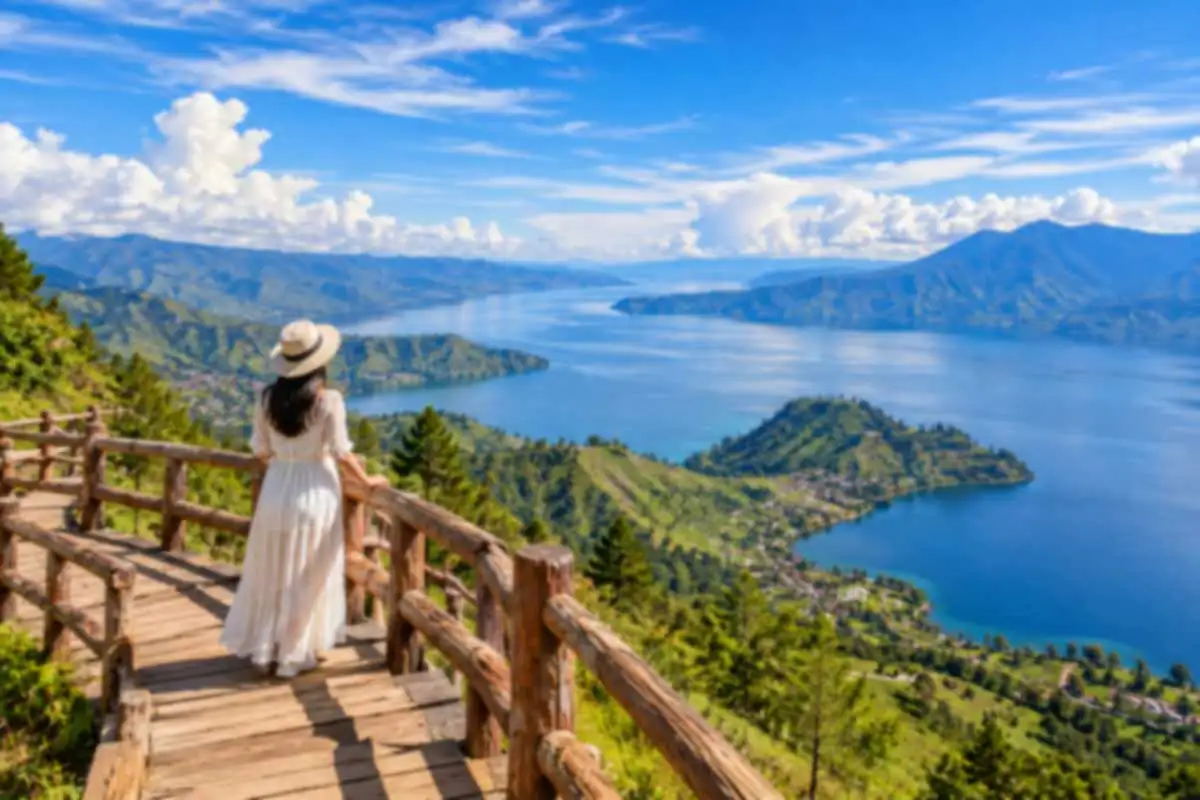 Huta Ginjang, Destinasi Wisata dengan Panorama Menakjubkan di Dekat Bandara Silangit