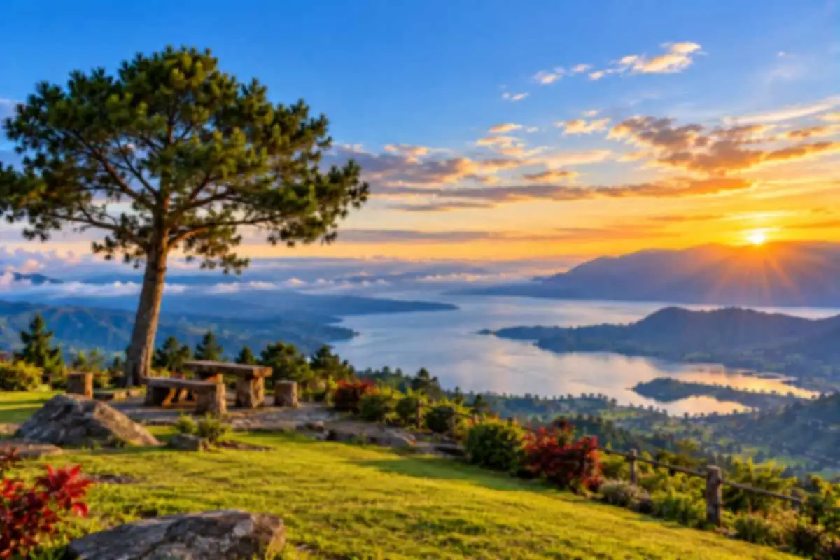 One Tree Hill Taman Simalem Resort, Spot Foto Favorit dengan Panorama Danau Toba