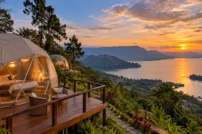 The Kaldera Nomadic Escape: Penginapan Unik dengan Pemandangan Indah Danau Toba