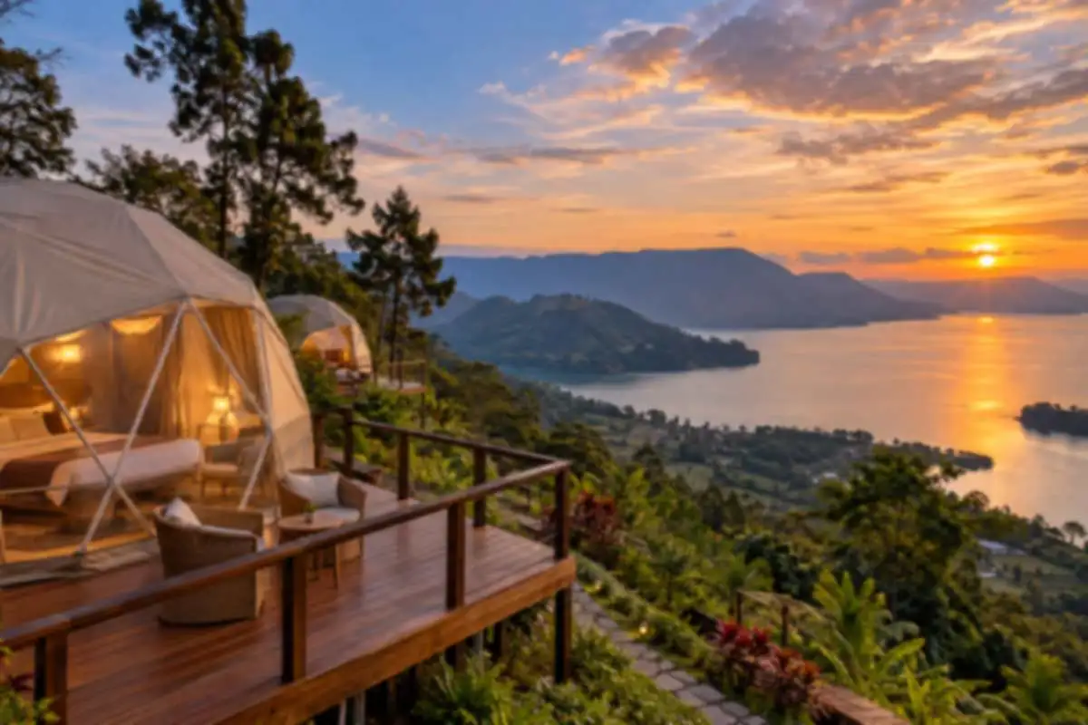 The Kaldera Nomadic Escape: Penginapan Unik dengan Pemandangan Indah Danau Toba